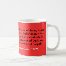 Mug, Charles Dickens, A Tale of Two Cities