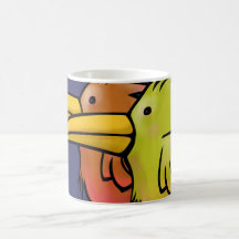 Mug Coffee Cup, 2 Birds on a Wire, Customizable