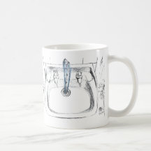 Mug emerging from the sink images