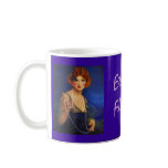 Mug ~ Fashionable Flapper Girl Midnight Blue Dress