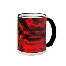 Mug. Fiery Red chasm effect.