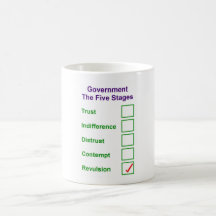Mug - Government - The Five Stages