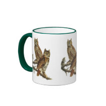 Mug: Great Horned Owl by John James Audubon