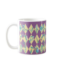 MUG ~ Harlequin pattern To-Do Tools For The Tasks