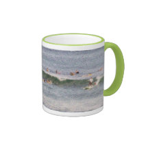 Mug Hawaiian surfers vintage styling