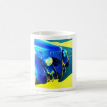 Mug in Blue and Yellow mugs