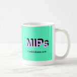 mug logo pink text mugs