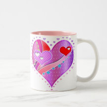 Mug - Pink Heart, Valentine