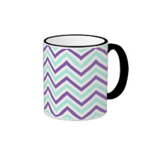 Mug Retro Zig Zag Chevron Pattern