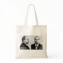 Mug Shot of Chicago Gangster Alphonse Capone 1931 Canvas Bag