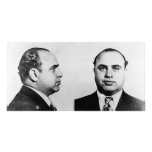 Mug Shot of Chicago Gangster Alphonse Capone 1931 Photo Card Template