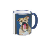 MUG Staffordshire Bull Terrier RETRO Taza De Café