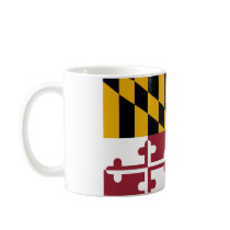 Mug with Flag of Maryland State - USA