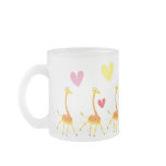 Mug with giraffes following the leader