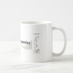 Mug with instructions taza de café