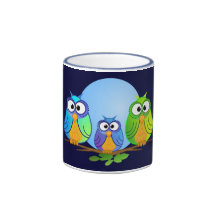 Mug with owls