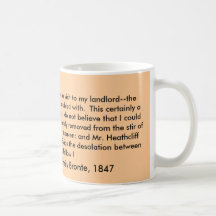 Mug, Wuthering Heights by Emily Bronte, 1847