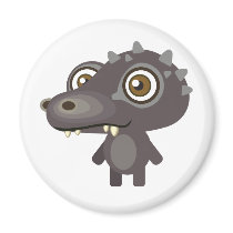 Mugger Crocodile - My Conservation Park Refrigerator Magnet