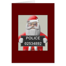 Mugshot - Santa Claus Card