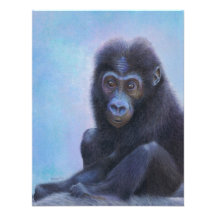 Muhali, Baby Gorilla Personalized Invitations