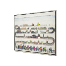Muharram Ceremony, Faizabad, 1772 from 'The Gentil Gallery Wrap Canvas