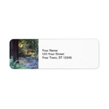 Muir Woods Stream Custom Return Address Labels