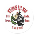 Mujeres Del Mar Rum Mermaid stickers
