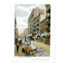Mulberry St., New York City Postcard
