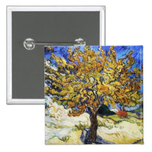 Mulberry Tree Pinback Button