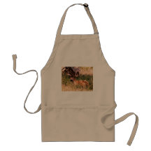 Mule Deer Doe Apron