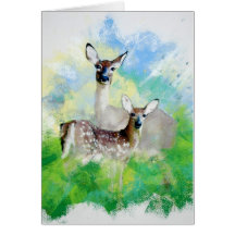 Mule Deer Greeting Cards