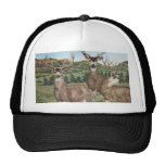 Mule Deer Wildlife Art Hats