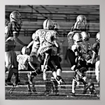 Mulit-exposure Football Poster