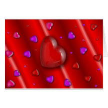 Mulitple Hearts Background Cards