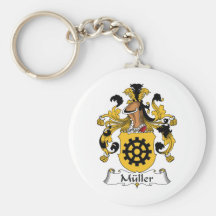 Muller Family Crest Key Chain