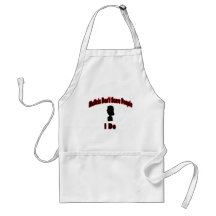 Mullets Don’t Scare People-I Do Apron