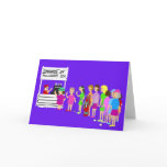 Mulligan Ladies Golf Cartoon Card