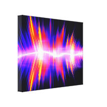 Mullti-coloured Abstract Audio Waveform