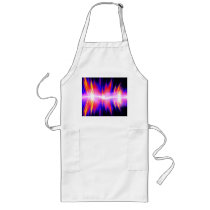 Mullticolored Abstract Audio Waveform Apron