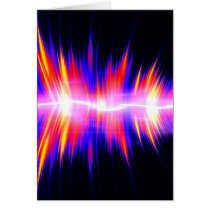 Mullticolored Abstract Audio Waveform