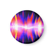 Mullticolored Abstract Audio Waveform