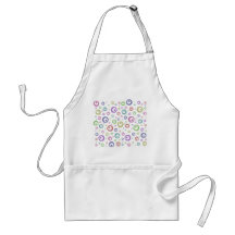 Multi-Colour Abstract Polka Dots (Light) Aprons