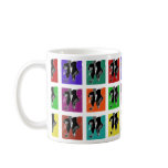 Multi-Colour Tap Grid Coffee Mugs