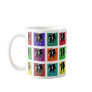 Multi-Colour Tap Grid Coffee Mugs