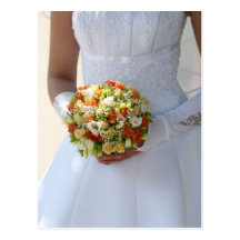Multi-coloured bouquet 2. postcard