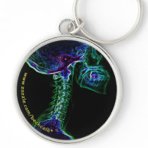 Multi-coloured C-Spine X-ray keychain