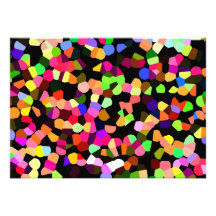 Multi-Coloured Pattern (2) Custom Invites