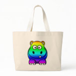 Multi Coloured , Rainbow Hippo bags