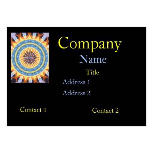Multi Coloured Sunshine Business Card Templates