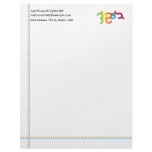 Multi Colours Logo Letterhead